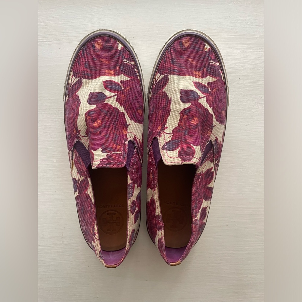 Tory Burch Floral Sneakers